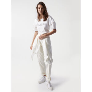 Salsa Jeans dámské bílé tričko.